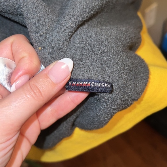 Vintage Yellow Lands’ End Thermacheck Lined Jacket | Size XL 45-48 - Picture 9 of 9